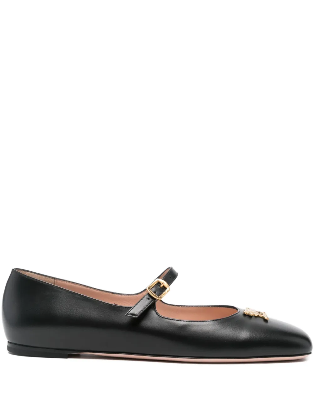 Балетки с пряжкой Bally, черный