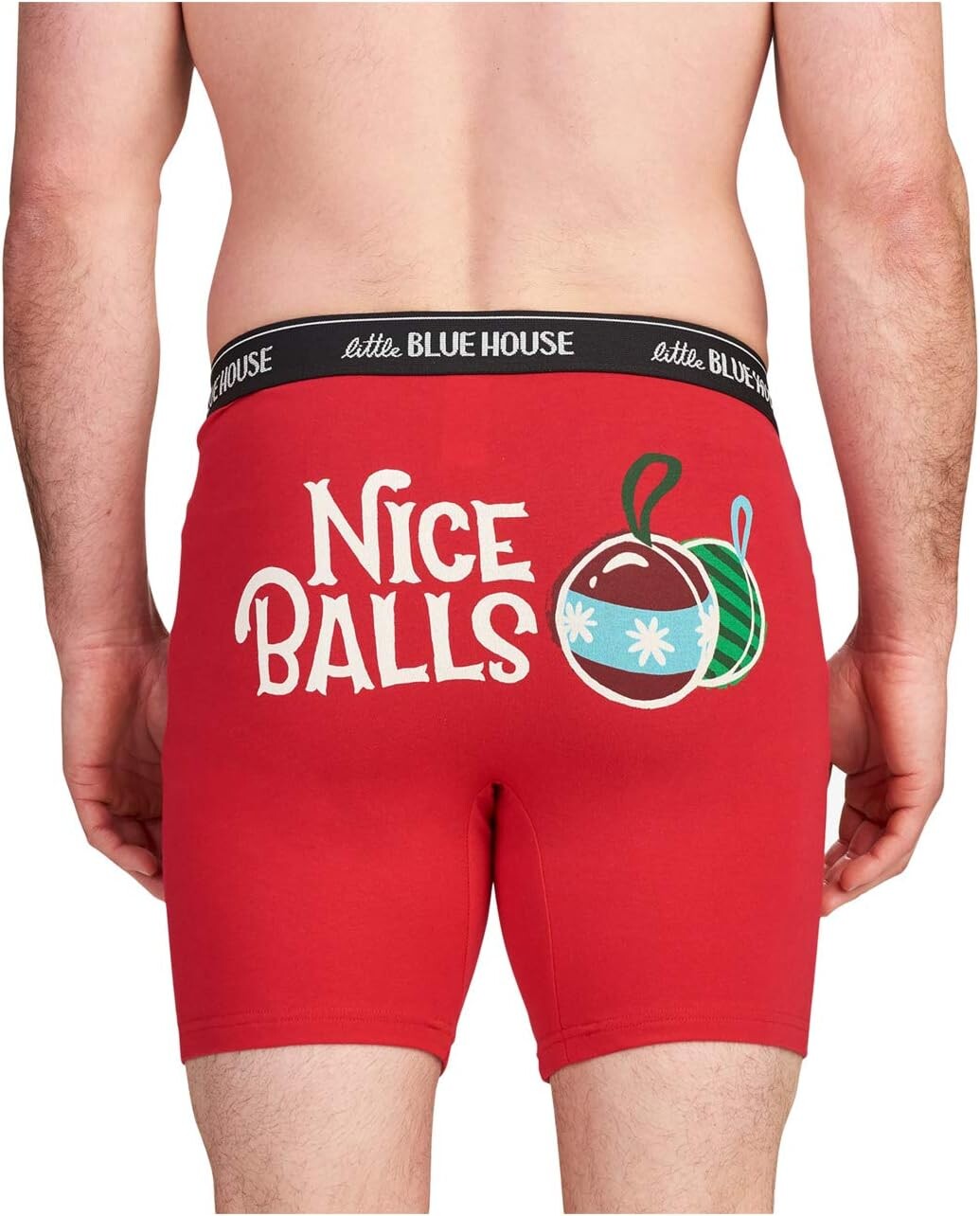 

Боксеры Little Blue House by Hatley Boxer - Ornaments Nice Balls, красный