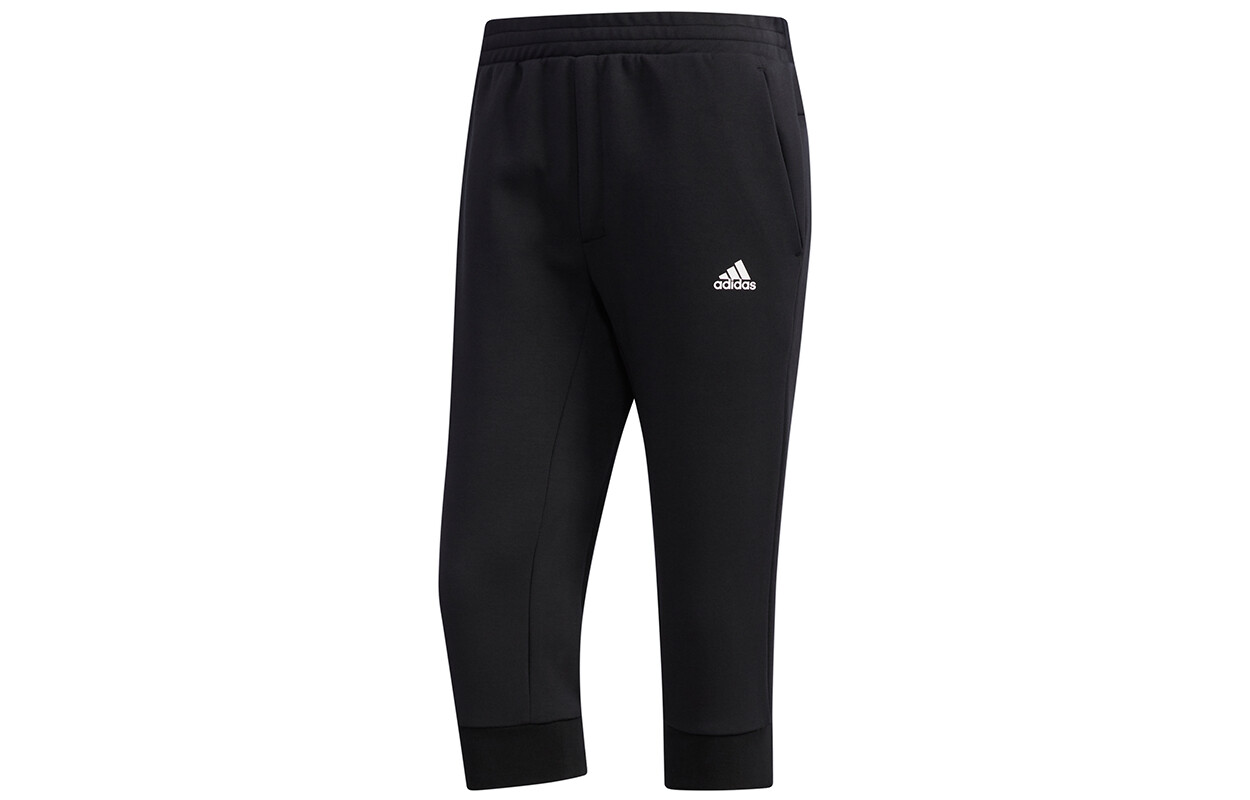 

Трикотажные спортивные штаны мужские черные Adidas, черный