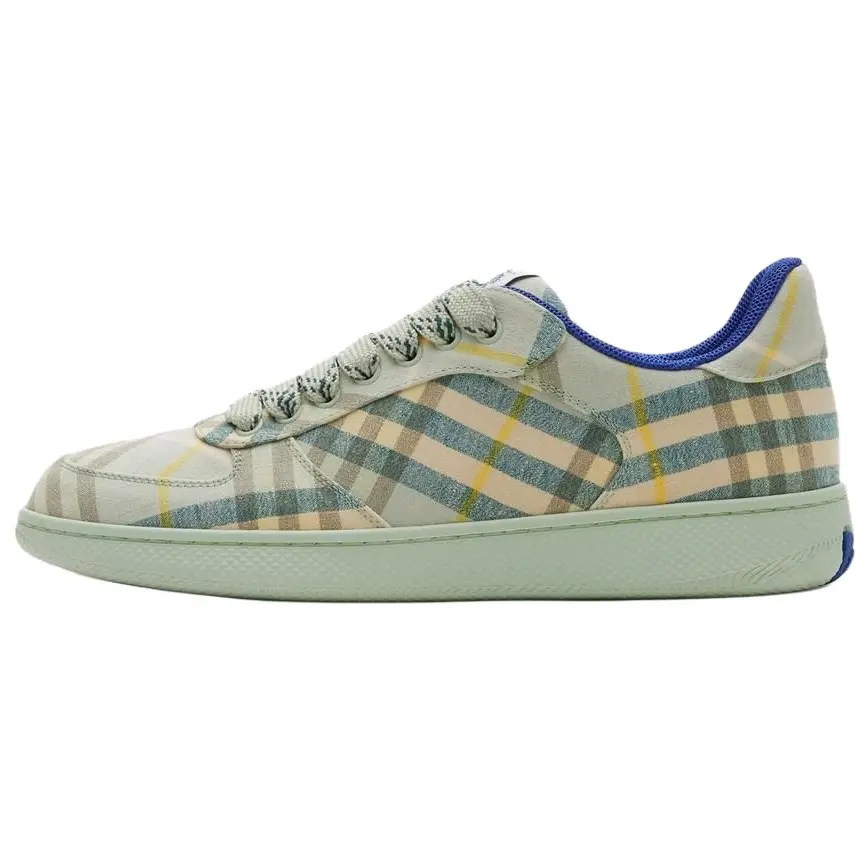 Burberry Кроссовки Terrace Low Top для скейтбординга женские, зеленые