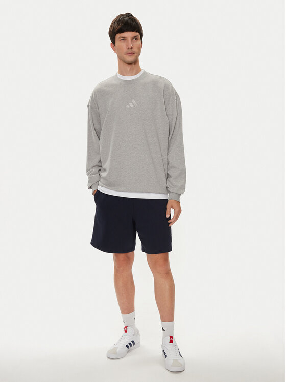 Свитшот loose fit ALL SZN French Terry IY4151 Adidas, серый — фото 2
