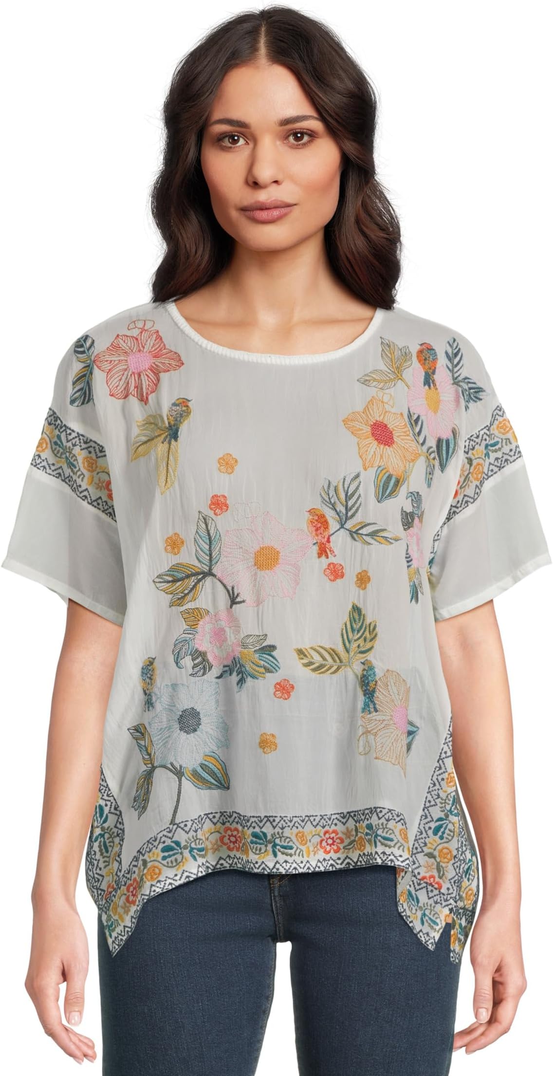 

Блуза Johnny Was Mariafe Blouse, белый