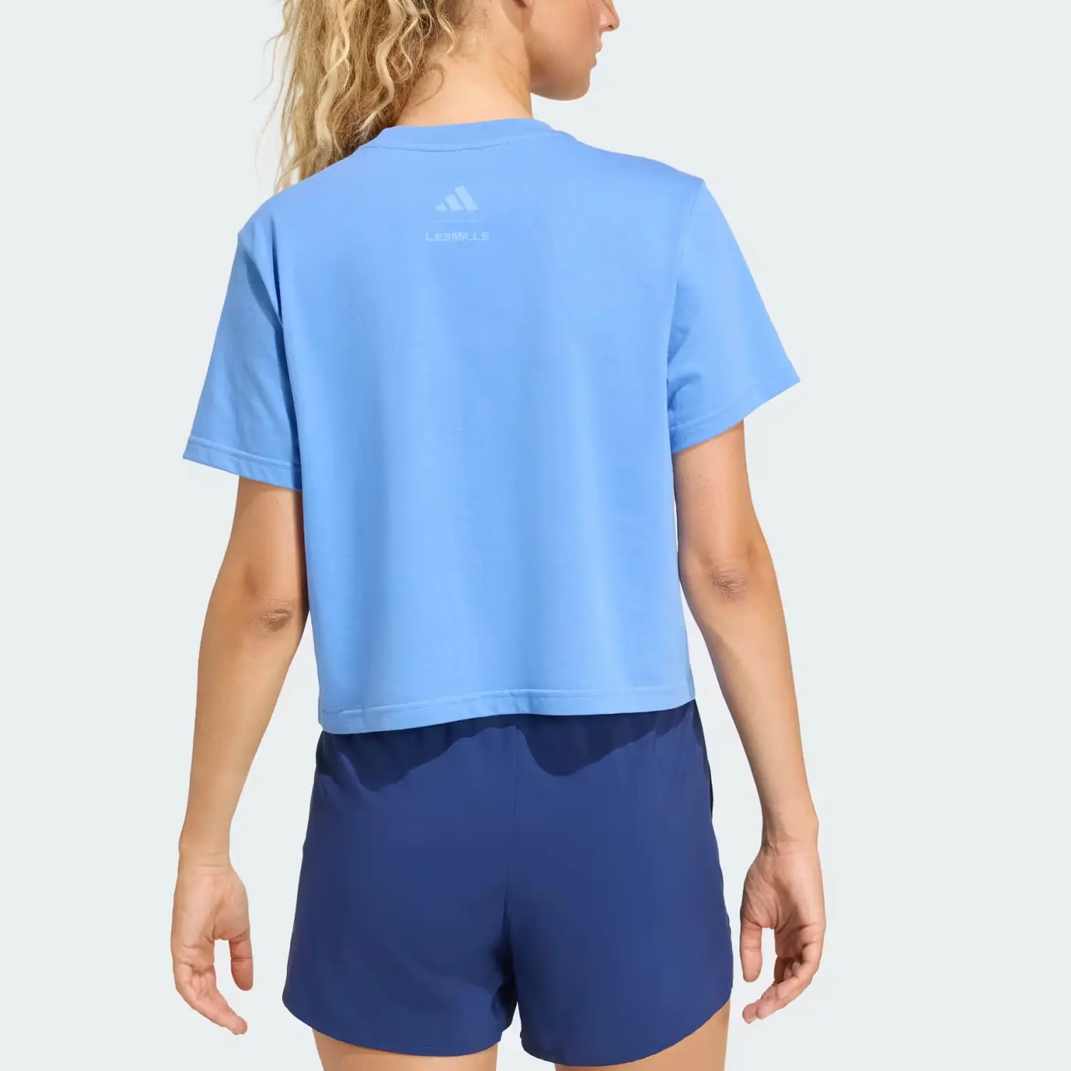 Футболка Les Mills SS25 женская Adidas, синий — фото 3