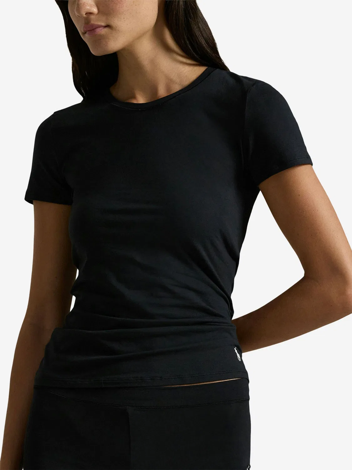 Футболка ' Club Cotton ' Polo Ralph Lauren, Black — фото 4