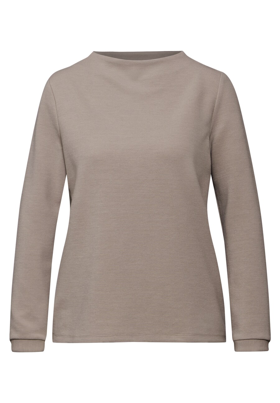 

Лонгслив STREET ONE Shirt, бежевый