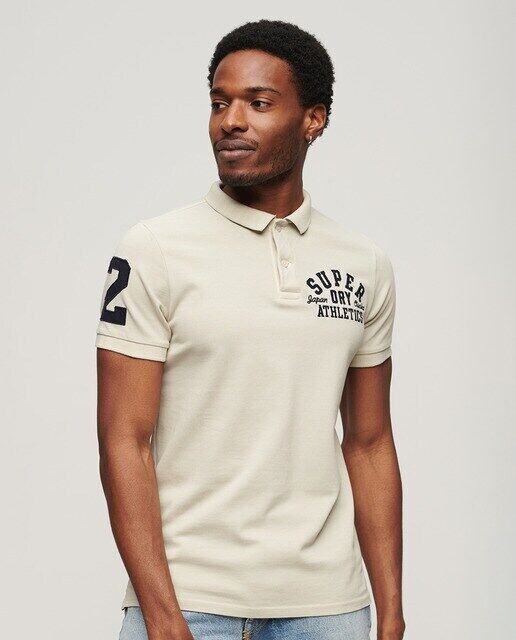 

Мужское поло Superstate Superdry, светло-бежевый