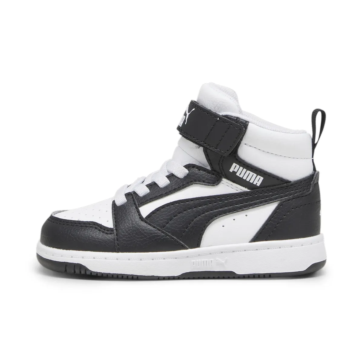 Кроссовки PUMA "PUMA Rebound V6 Mid Sneakers Kids", белый — фото 3