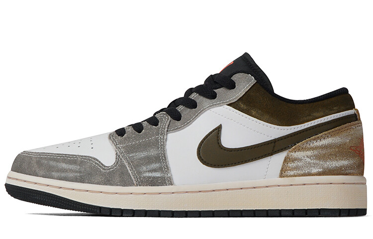 

Jordan Air Jordan 1 винтажные баскетбольные кроссовки мужские, Grey-brown-white