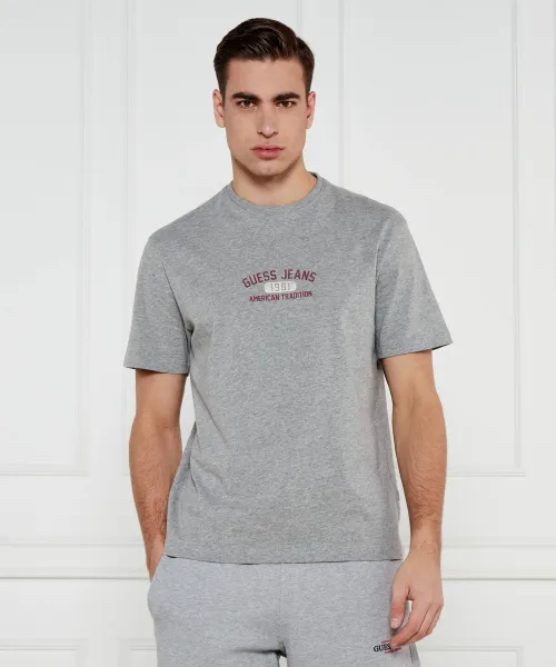 

Футболка Slim fit Guess Jeans, серый