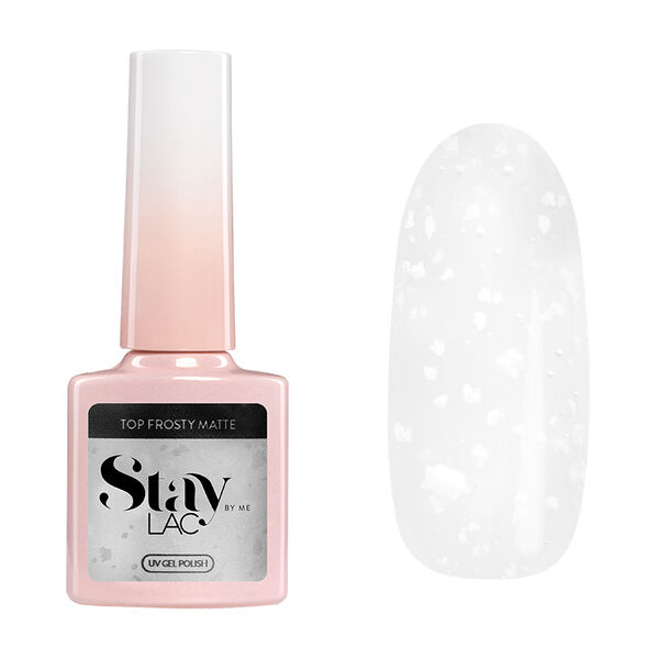 

Гибридный лак для ногтей, 5 мл Staylac Frosty matte