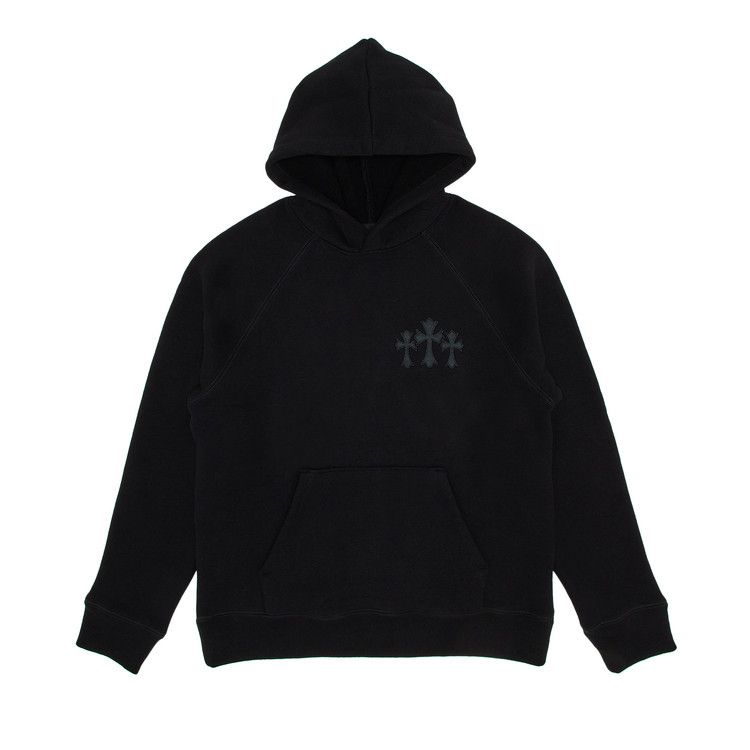 

Худи Chrome Hearts 711 Cemetery Cross Nylon CH Hoodie, Black