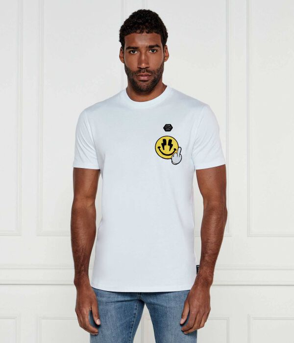 

Футболка с улыбкой Regular fit Philipp Plein, белый