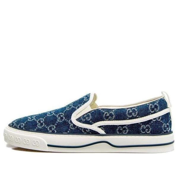 

Кроссовки tennis 1977 slip-on 'denim' Gucci, синий