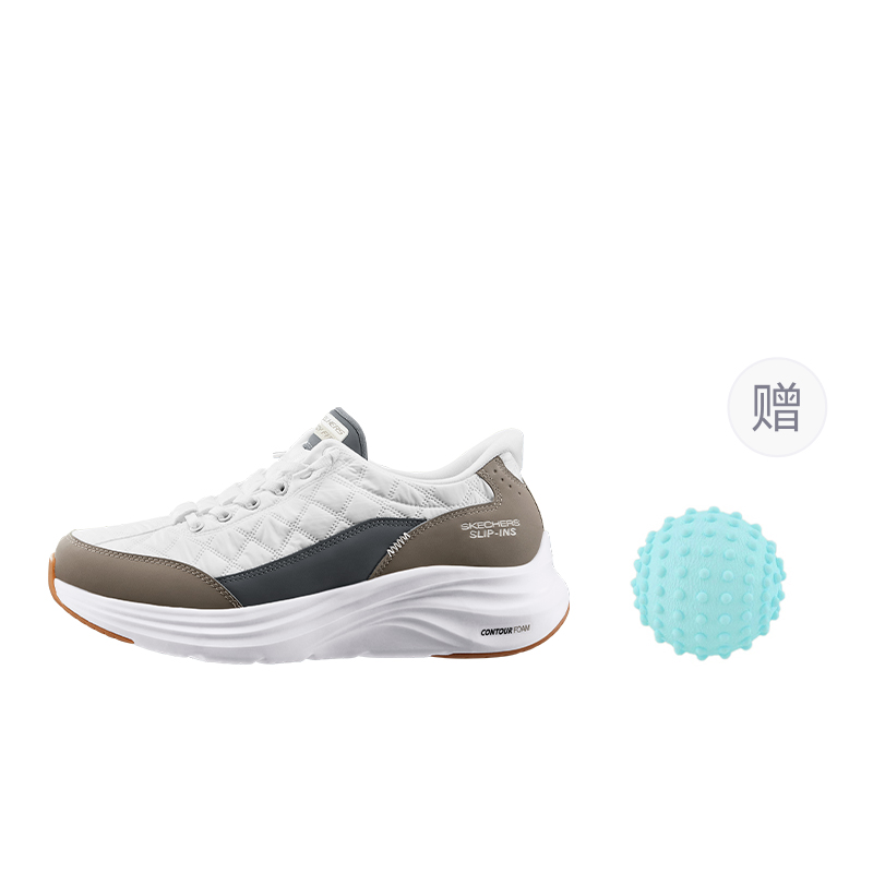 

Skechers Спортивная мужская обувь износостойкая и легкая низкие кроссовки мужские белый серый