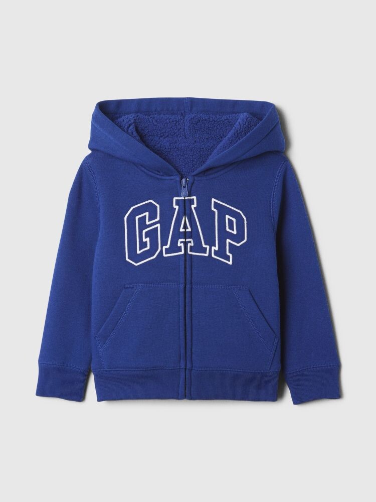 

Толстовка из шерпы с логотипом Gap, синий