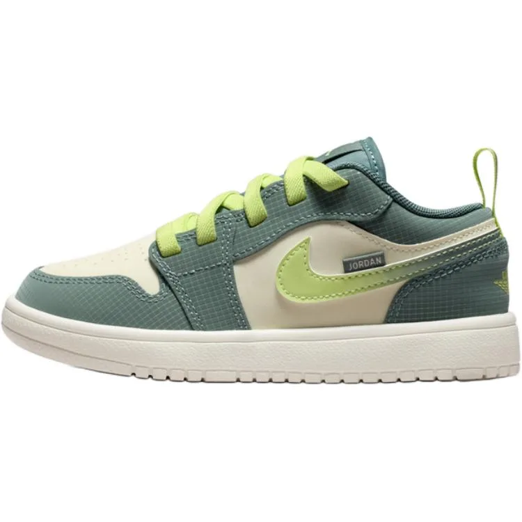 Jordan Детские баскетбольные кроссовки low top зеленые для детей 3-7 лет