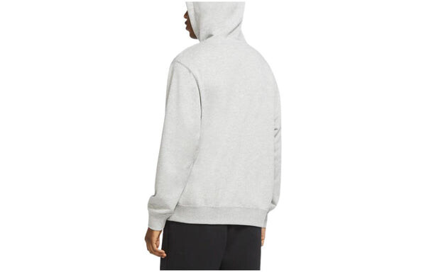 Толстовка Men's Nike Solid Color Logo Printing Hooded Long Sleeves Gray, серый — фото 2