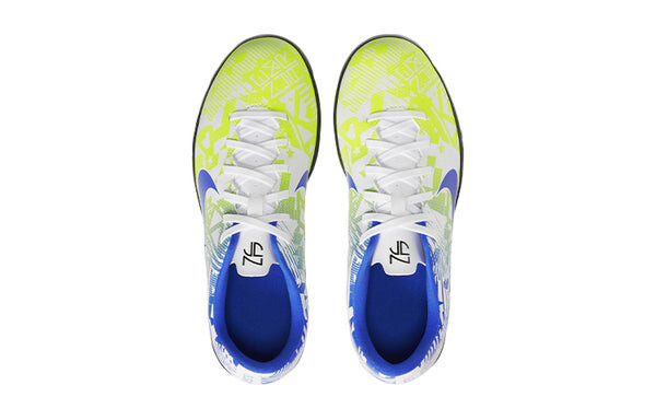 Кроссовки jr vapor 13 club njr tf turf 'white racer blue volt' Nike, белый — фото 4
