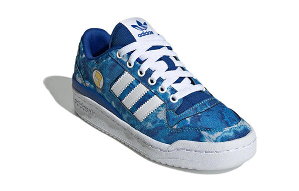 Кроссовки симпсоны x форум низкие Adidas, синий — фото 3
