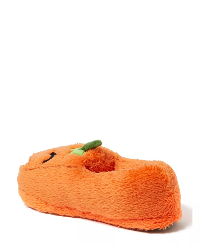 Унисекс взрослые домашние тапочки Halloween Critter с закрытой пяткой Dearfoams, оранжевый — фото 3