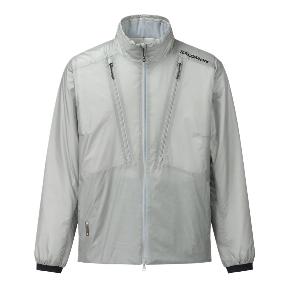 

Куртка UNI для бега осень/зима 2025, унисекс Salomon, серебро