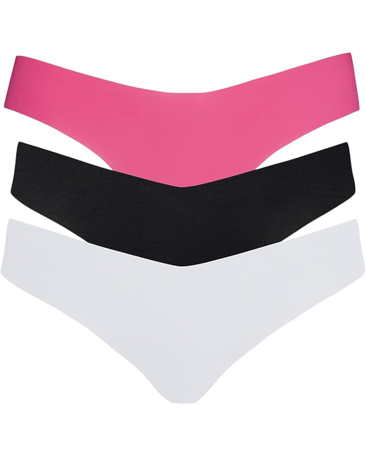 

Стринги Commando Classic Thong 3-Pack, цвет Pink/Black/White