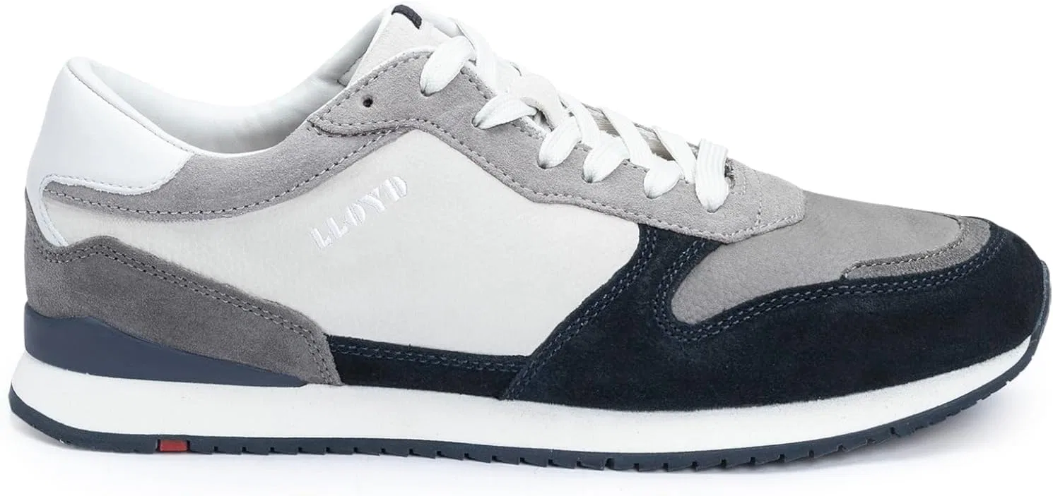 Мужские низкие кроссовки LLOYD Elmore, с мягкой стелькой, Navy Grey White — фото 4