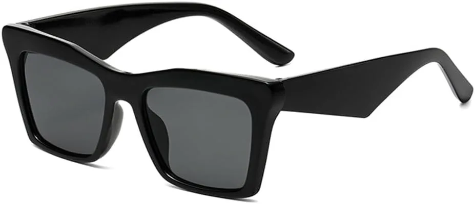 

Модные классические солнцезащитные очки для женщин, защита от УФ-излучения UV400, винтажные очки для мужчин, простые солнцезащитные очки для женщин MTZJH, Black