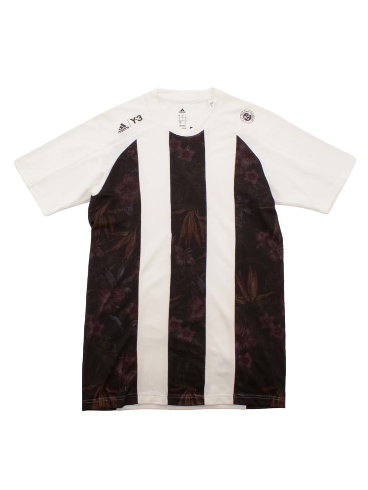 

Adidas Теннисная футболка Y-3 RG Roland Garros белого цвета