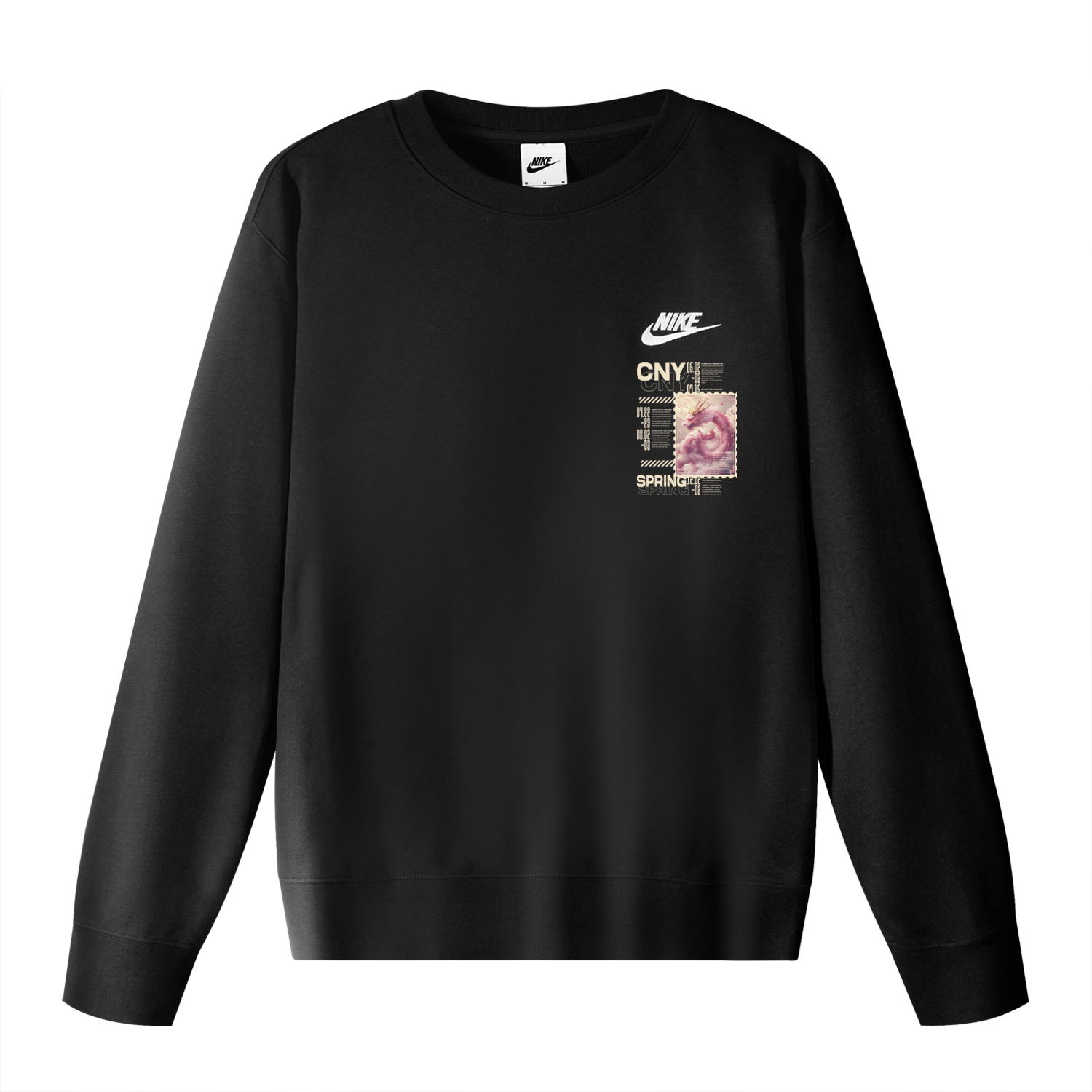 

Nike Толстовка CNY Unisex Black, Черный, Nike Толстовка CNY Unisex Black