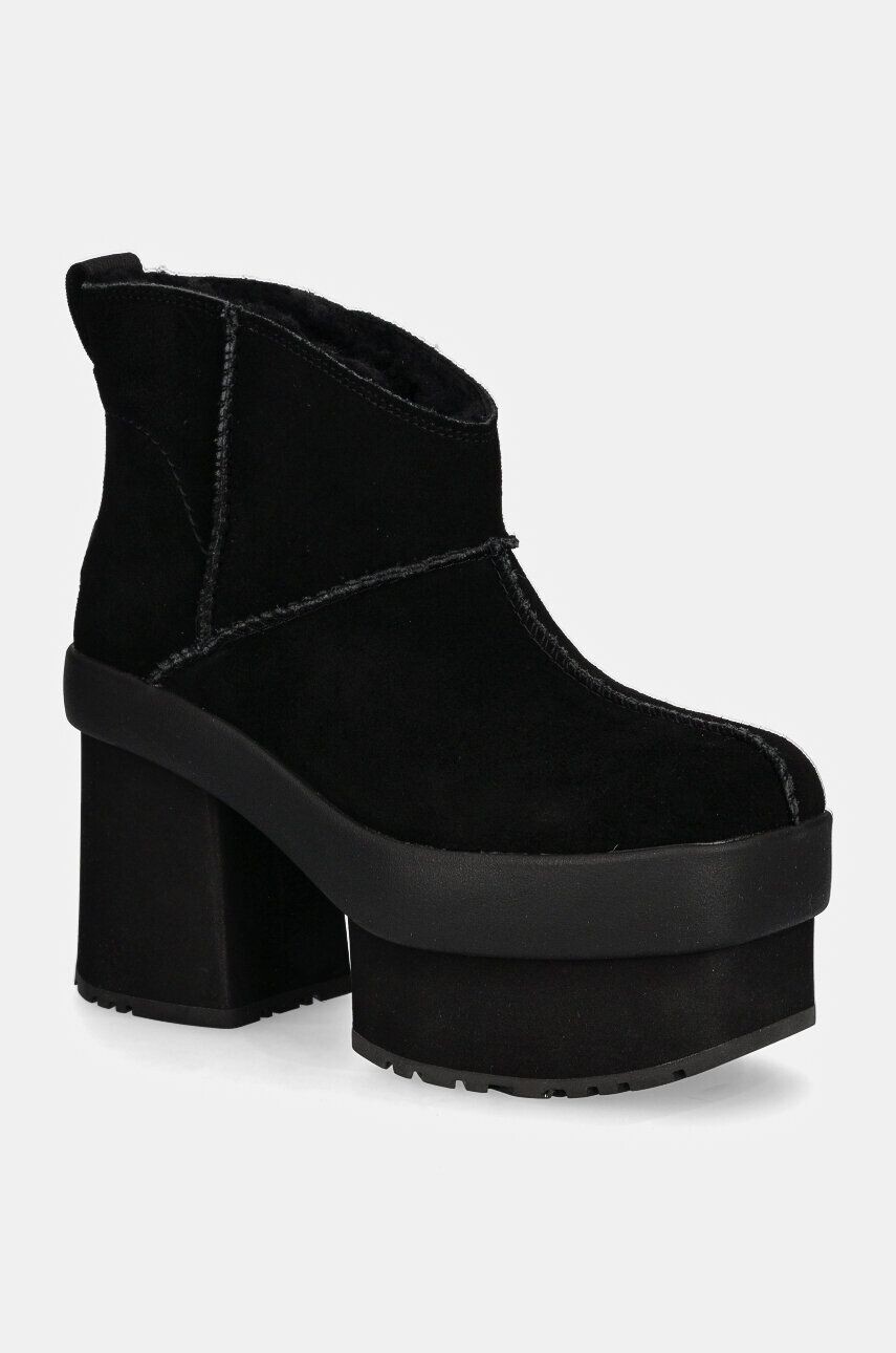 

Мини-ботинки UGG New Heights на платформе, черный
