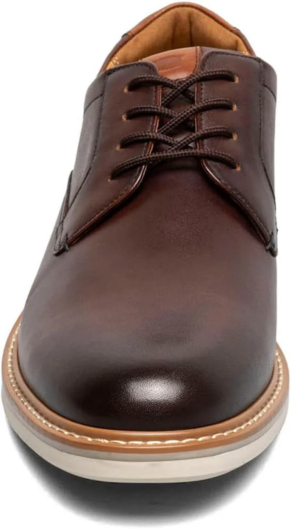 Мужские оксфорды Florsheim Norwalk с plain toe, коричневый — фото 2