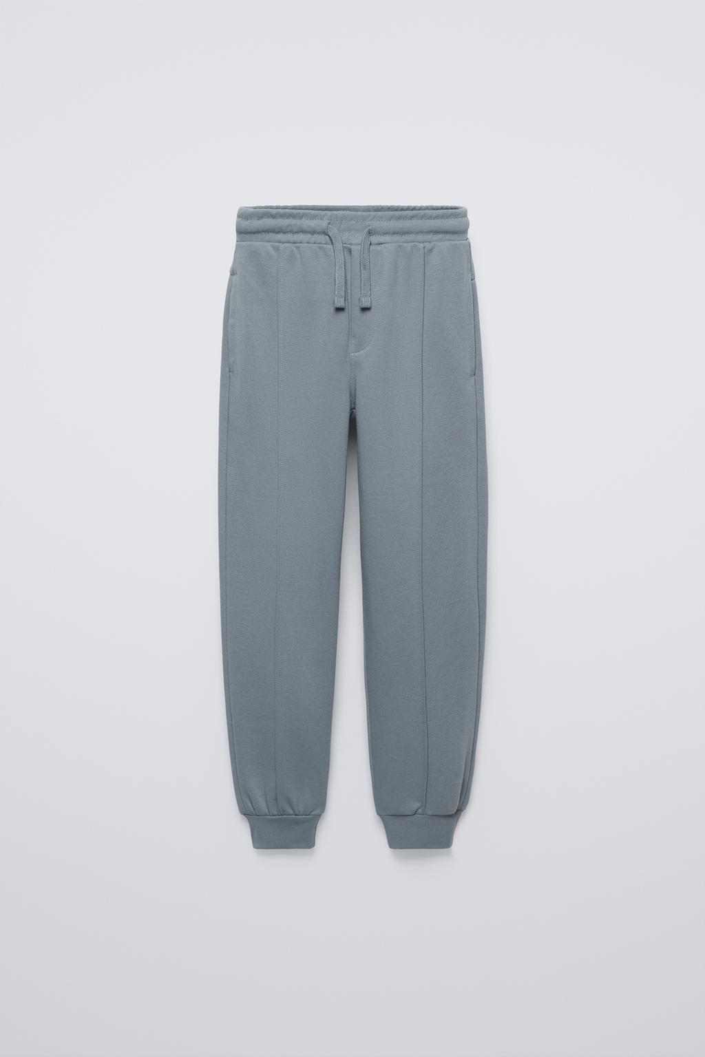 

Однотонные флисовые брюки для спорта ZARA, синий