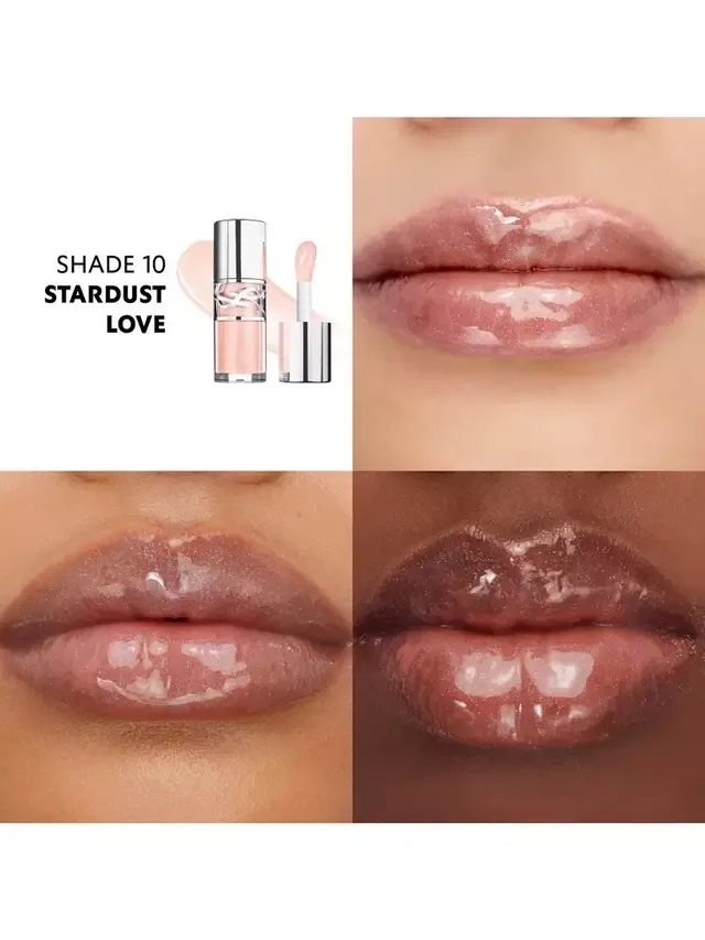 Блеск для губ Loveshine Plumping Lip Oil Gloss Yves Saint Laurent, 10 Stardust Love — фото 2