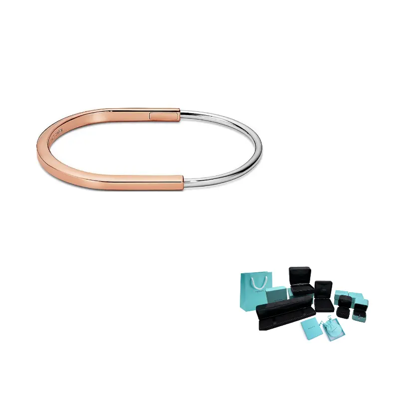 

TIFFANY & CO. Браслет из белого золота 18 карат Unisex Gold/Silver