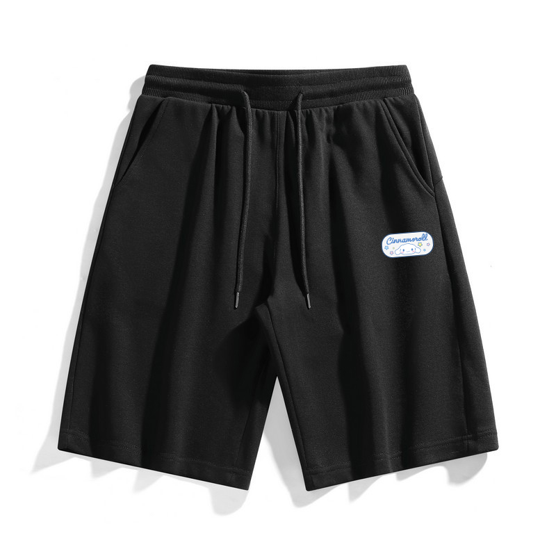 

Шорты повседневные Unisex CINNAMOROLL Yugui Dog Sanrio, черный