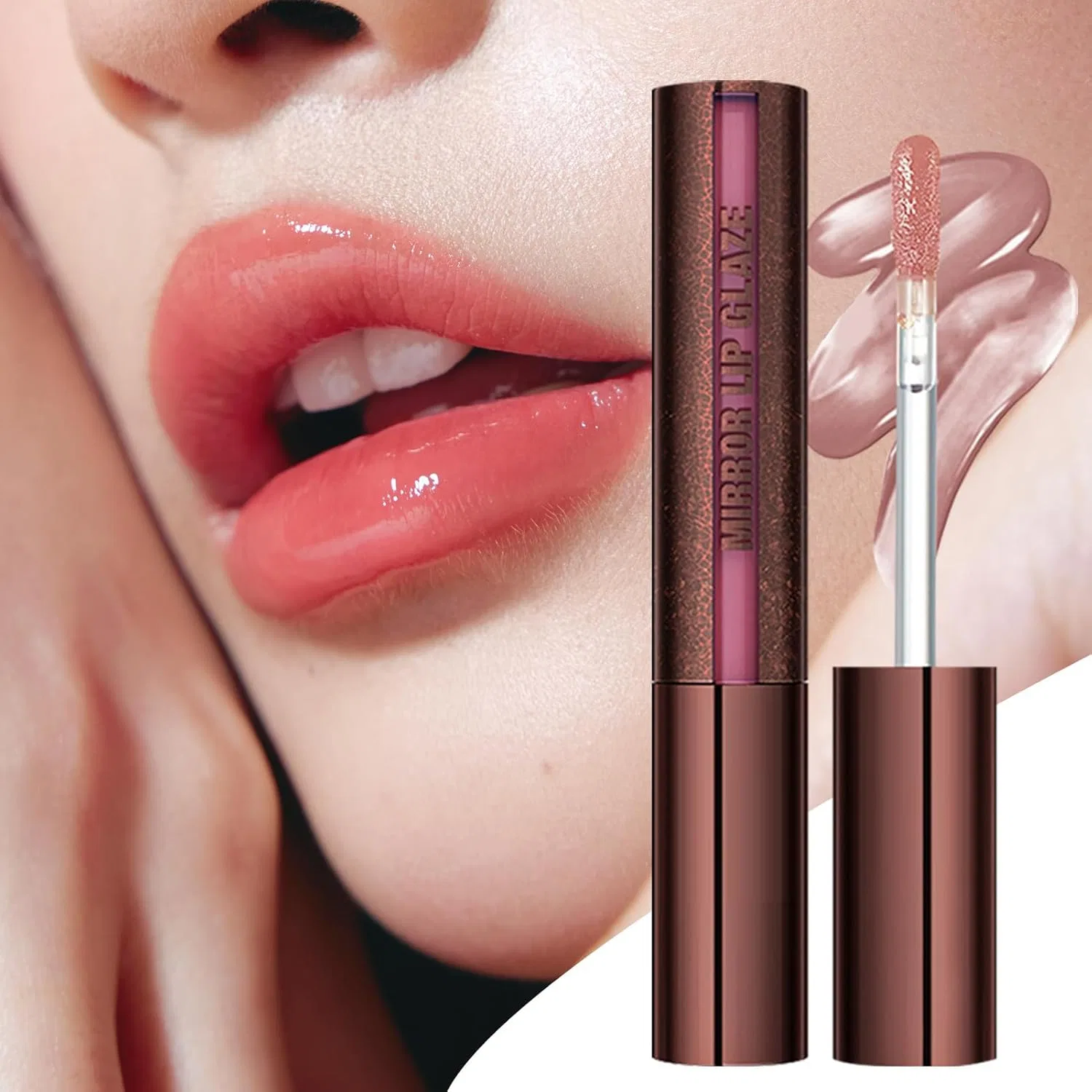 Блеск для губ увлажняющий Lip Glaze, оттенок 05 — фото 3