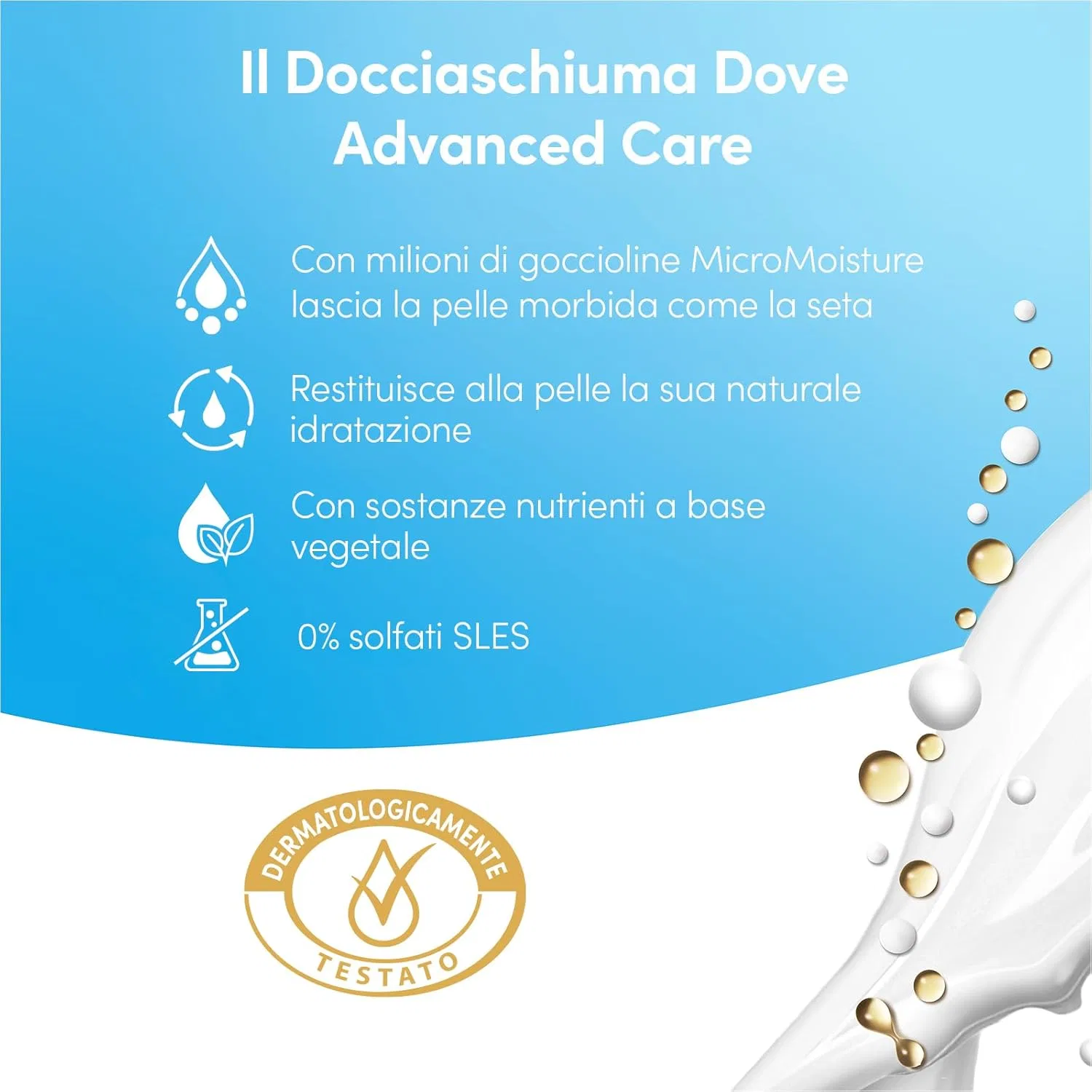 Увлажняющий гель для душа Gentle Exfoliating от Dove, 6 штук Dove — фото 4