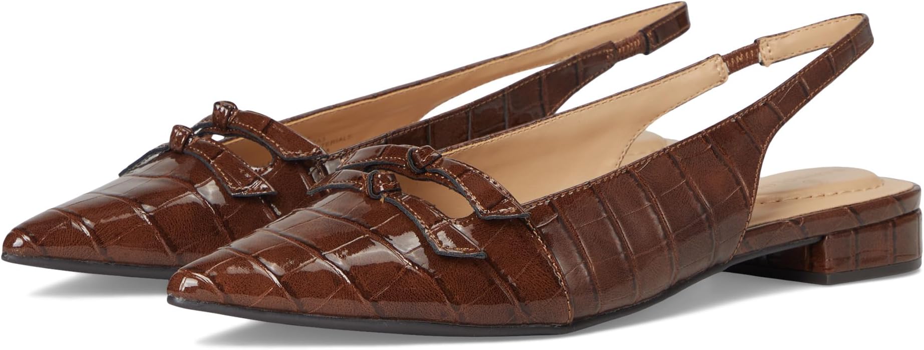 Балетки Bandolino Women's Aleeza, Medium Brown Croco