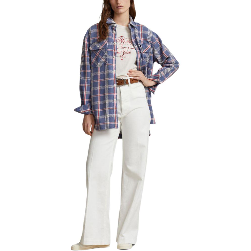 Футболка поло Ralph Lauren SS24 женская морской синий — фото 3