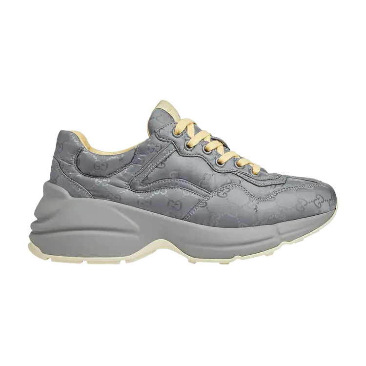 Кроссовки Gucci Wmns Lace Up Sneaker 'Deep Grey', серый