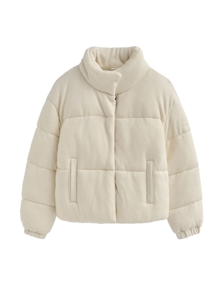 

Стеганая куртка цвета экрю Polo Club