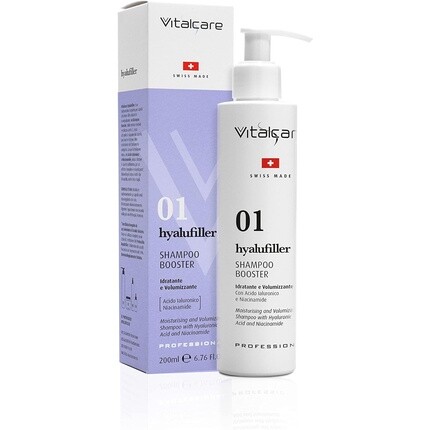 Vitalcare Hyalufiller Booster Shampoo Шампунь для увлажнения и объема с гиалуроновой кислотой 200 мл