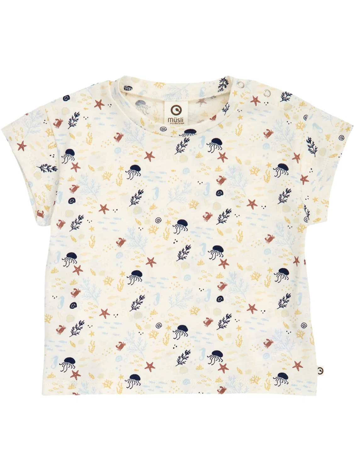 Комплект одежды Müsli By Green Cotton, Cream/Dark Blue — фото 2