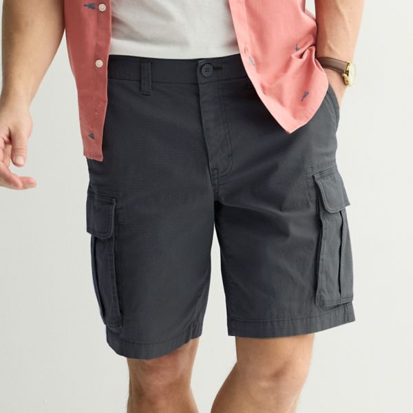 

Мужские повседневные шорты-карго Flexwear из рипстопа, 10 дюймов Sonoma Goods For Life, цвет carbon copy