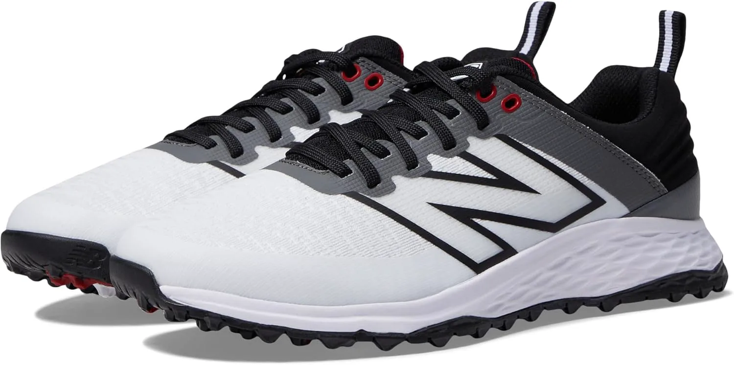 Мужские гольф-кроссовки New Balance Fresh Foam Contend V2, белый/черный — фото 3