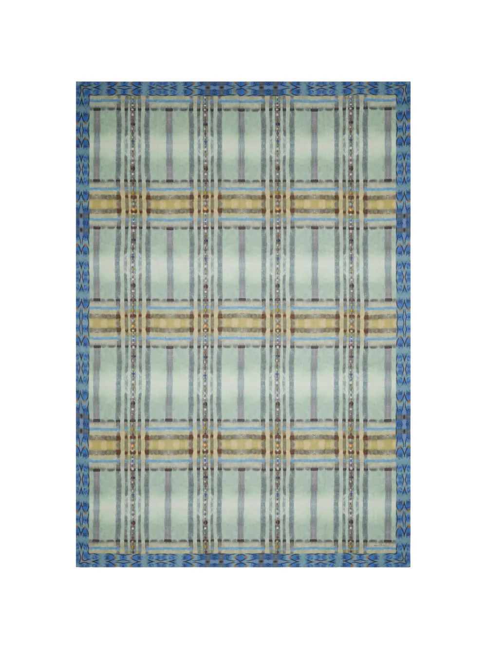 

Шарф в клетку Pierre-Louis Mascia, зеленый