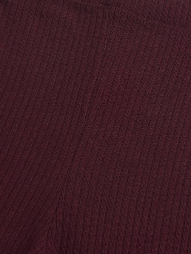 Детские ребристые расклешенные брюки Whistles, Aubergine — фото 3