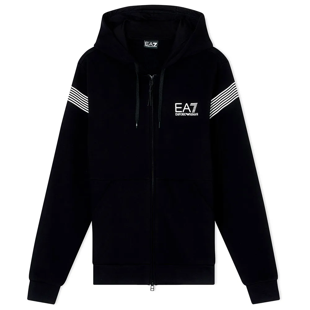 

Толстовка EA7 EMPORIO ARMANI Train 7 Lines full zip, черный