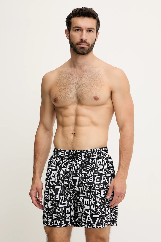 

Пляжные шорты Ea7 Emporio Armani, черный